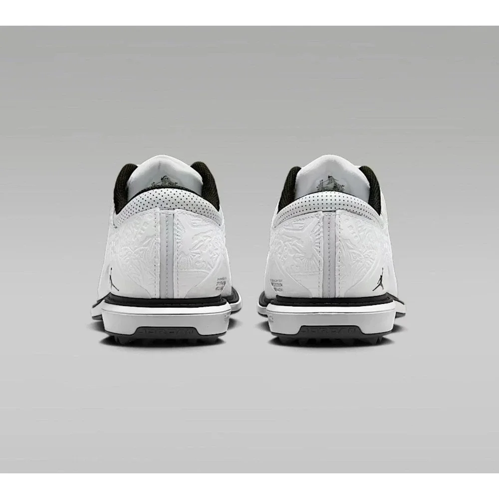 RARE Nike Air Jordan ADG 5 Mens Size 8 Low White Black Golf FQ7874-102 NEW